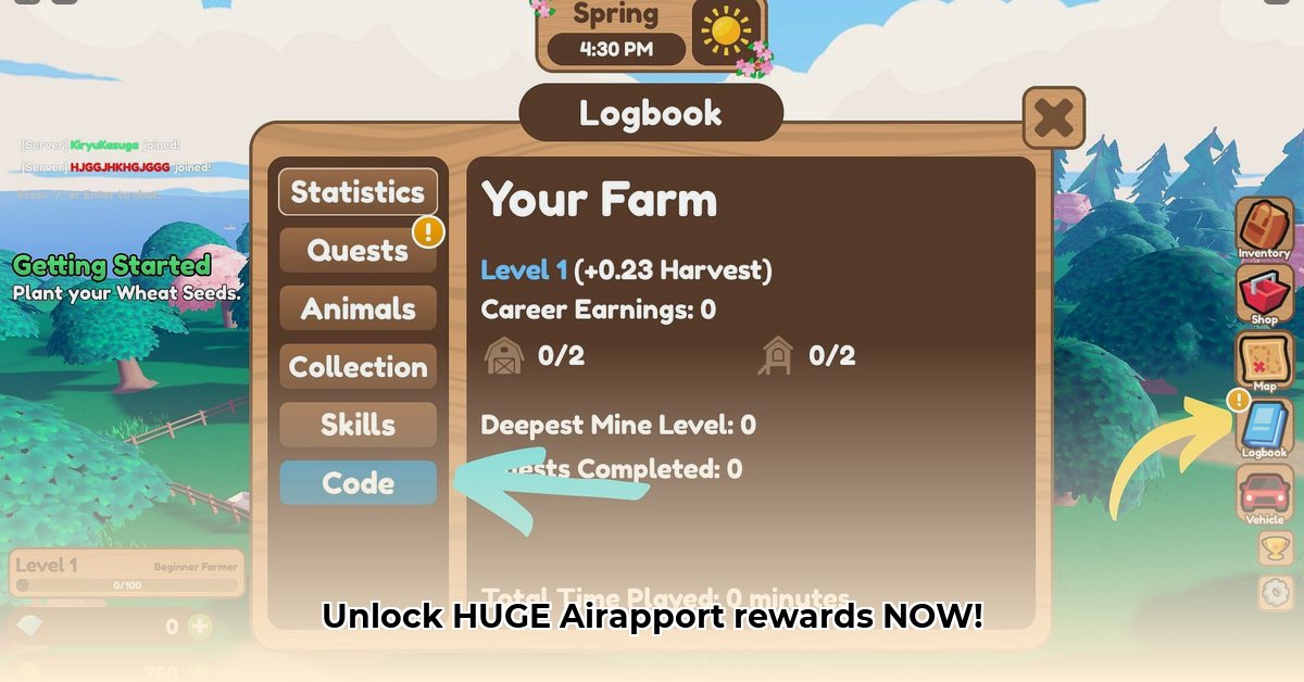 farm-and-mine-codes